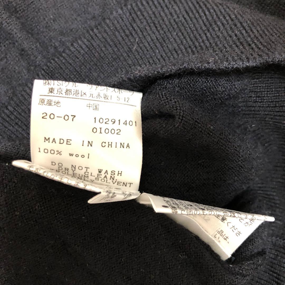 PEARLY GATES ロゴ 長袖ニット 4 ブラック