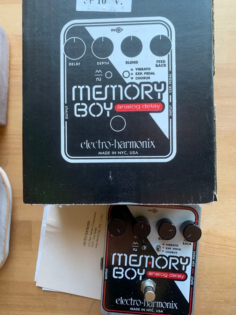 Memory Boy アナログ　ディレイ　エフェクター　ペダル