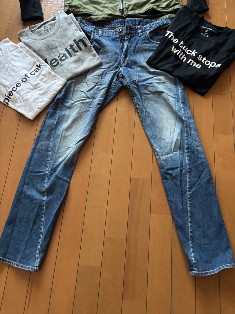 NARIFURI サイクリング　ジャケット　デニム　Tシャツ