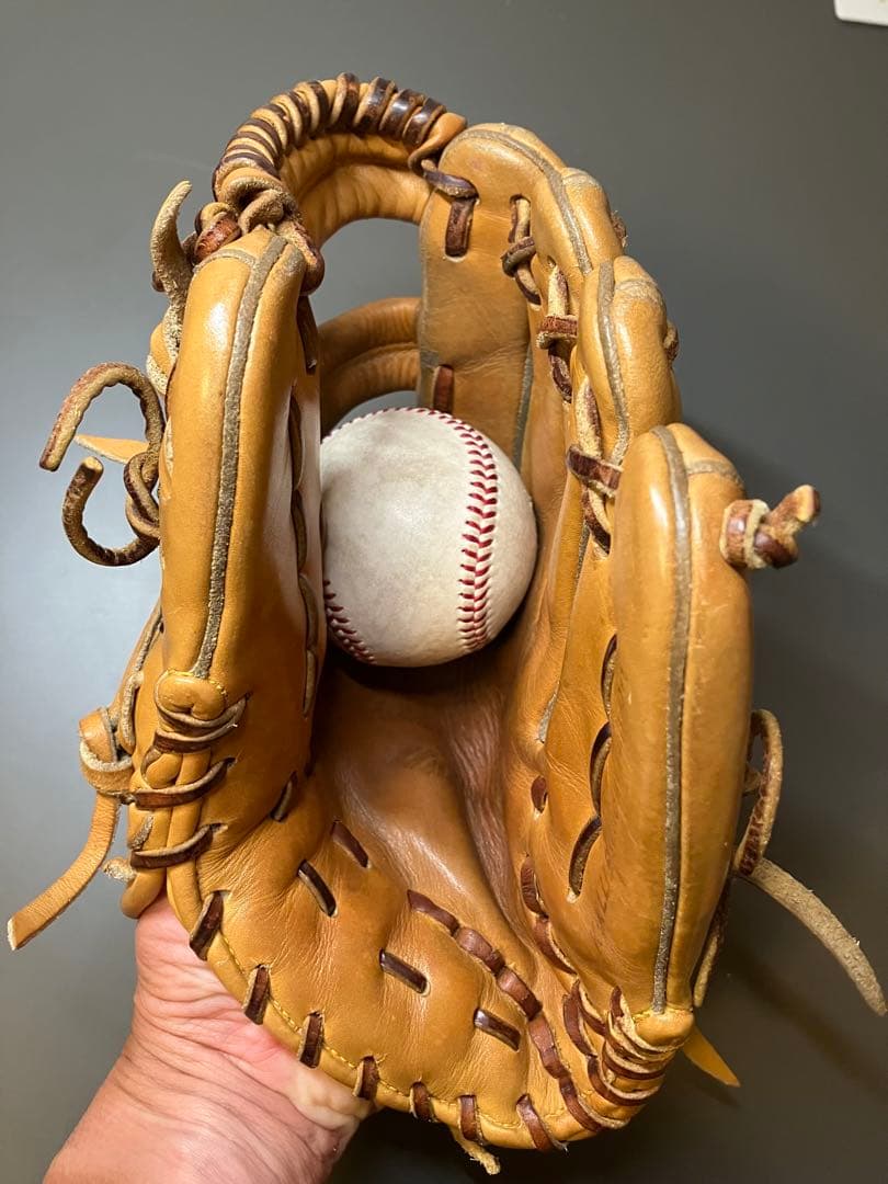 【型よし】ミズノプロ　軟式　内野手用グローブ