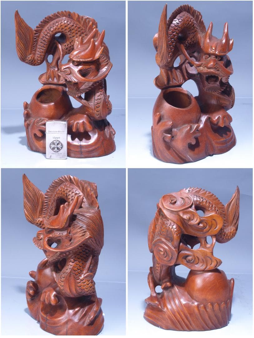 民間仕入れ品　中国清時代 　置物I0538A11-3