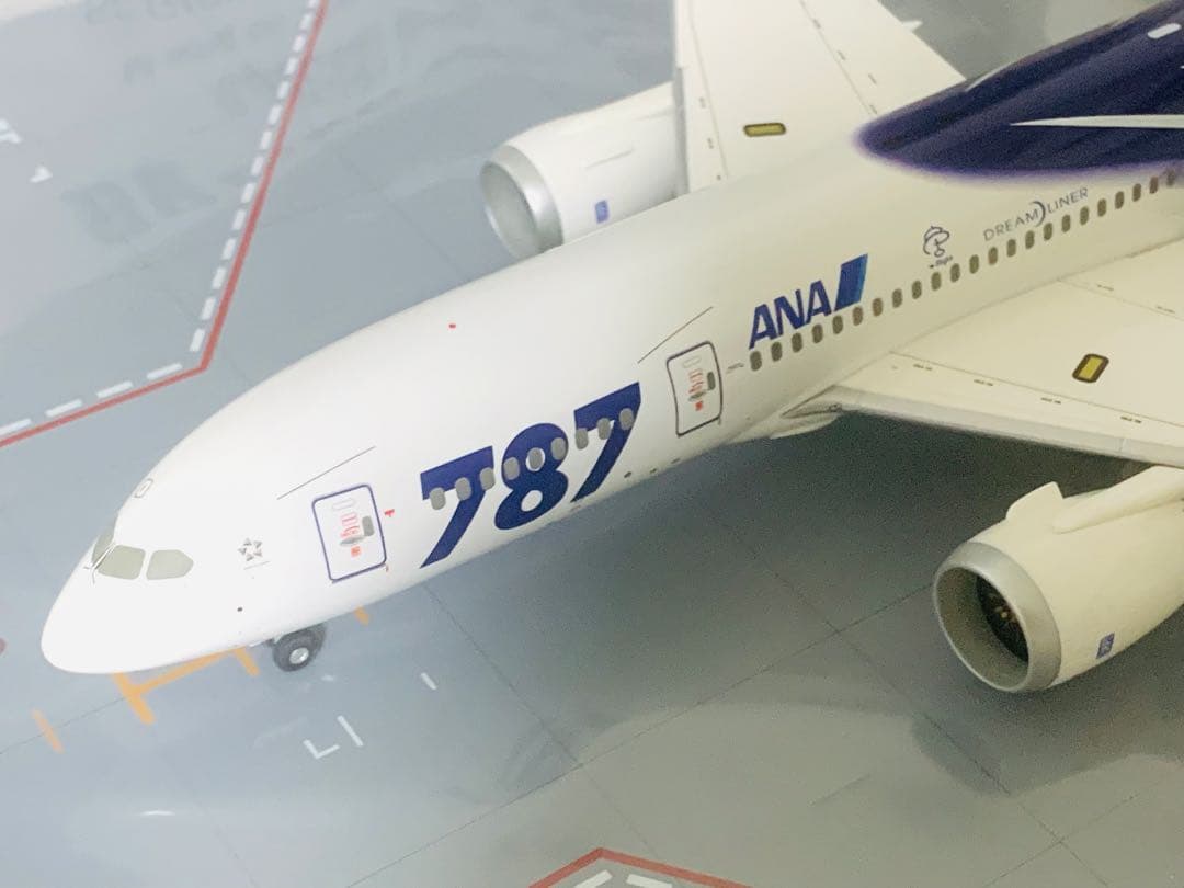 全日空商事公式モデルＢ７８７－８／ＪＡ８０１Ａ特別塗装機／ＨＮＤ４０８エプロン版