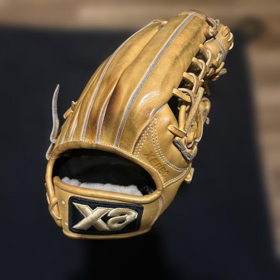 革*K様 Xanax 硬式グローブ イエロー レザー