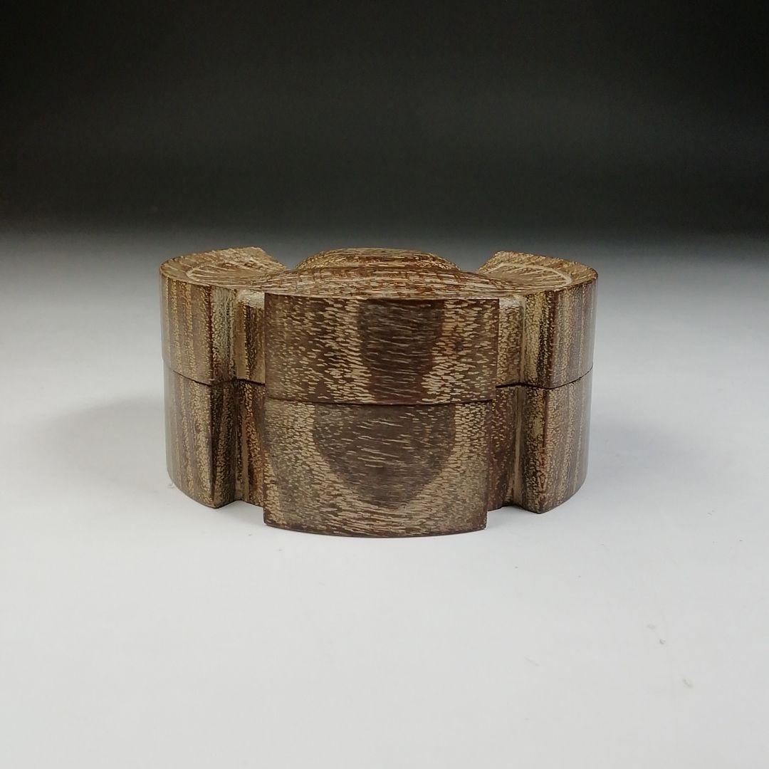 Ｔ６９１　香合　『ふくら雀香合』『祥桑軒　川本光春 作』　共箱　茶道具