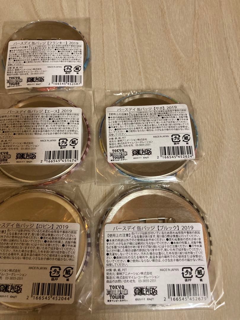 2019 バースデー缶バッジ　まとめ