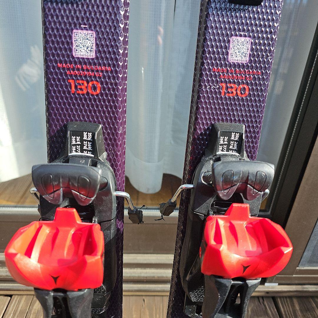 Atomic Redster スキー 130cm ストック付き