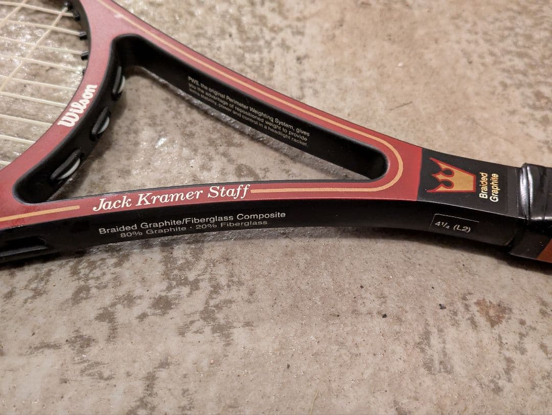 Wilson テニスラケット ジャック・クレーマー・スタッフ MIDSIZE 2