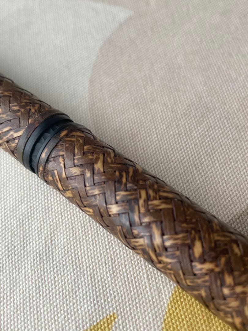 プラチナ万年筆 出雲竹編　 横網代　虎斑（とらふ）