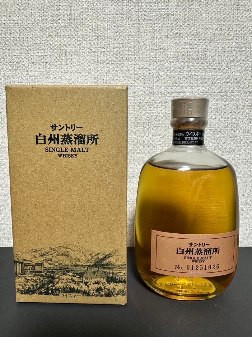 サントリー 白州蒸溜所限定 SINGLE MALT WHISKY　未開栓　終売品