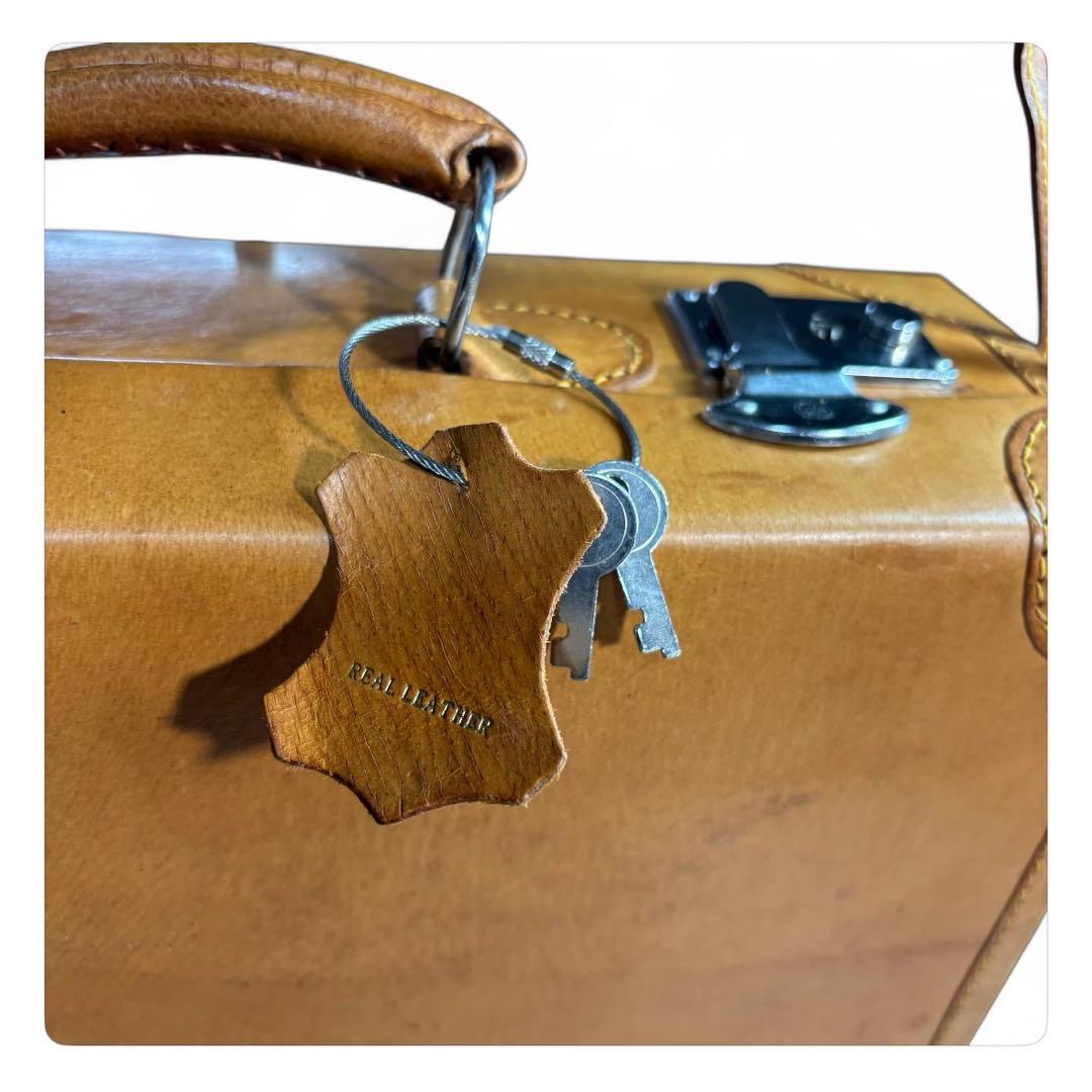 希少 アンティーク トランクケース 革製 鞄 小さいかばん 手持ち ミニトランク