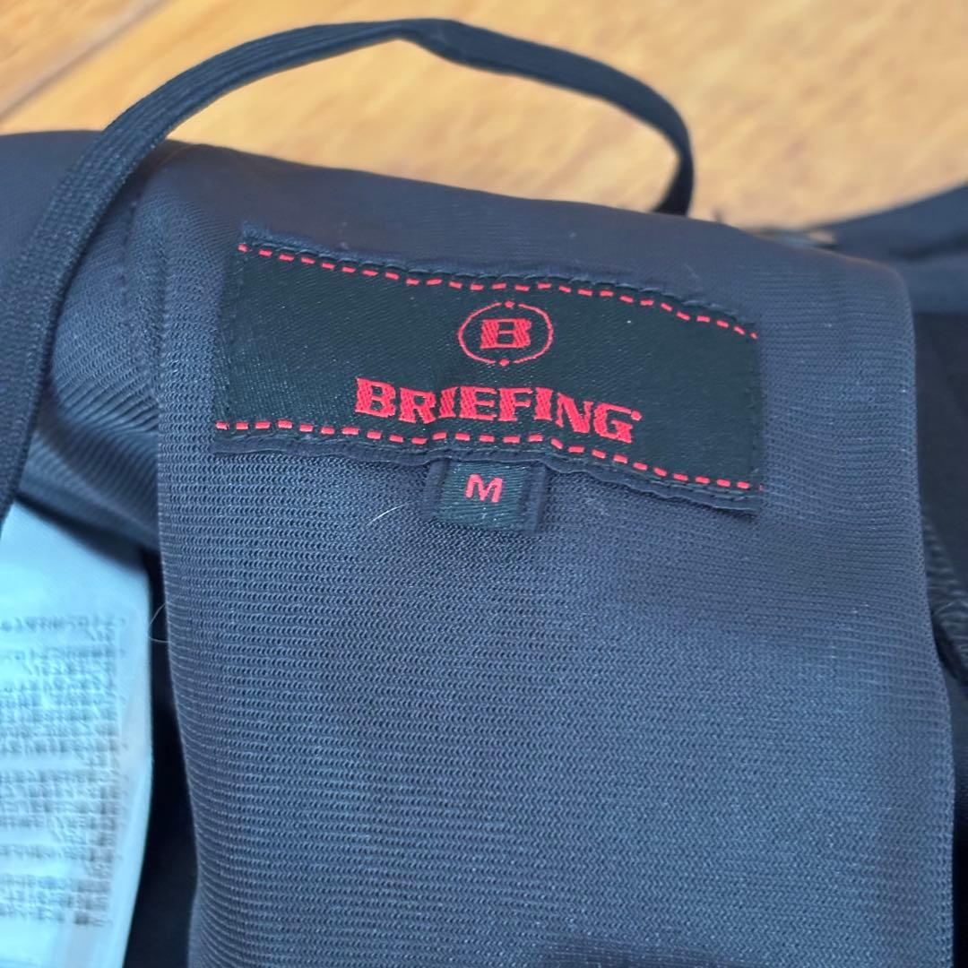 BRIEFING GOLF サイドロゴセットアップ　ブラック　メンズM