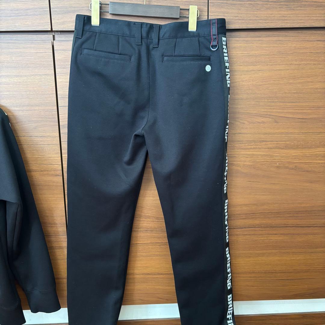 BRIEFING GOLF サイドロゴセットアップ　ブラック　メンズM