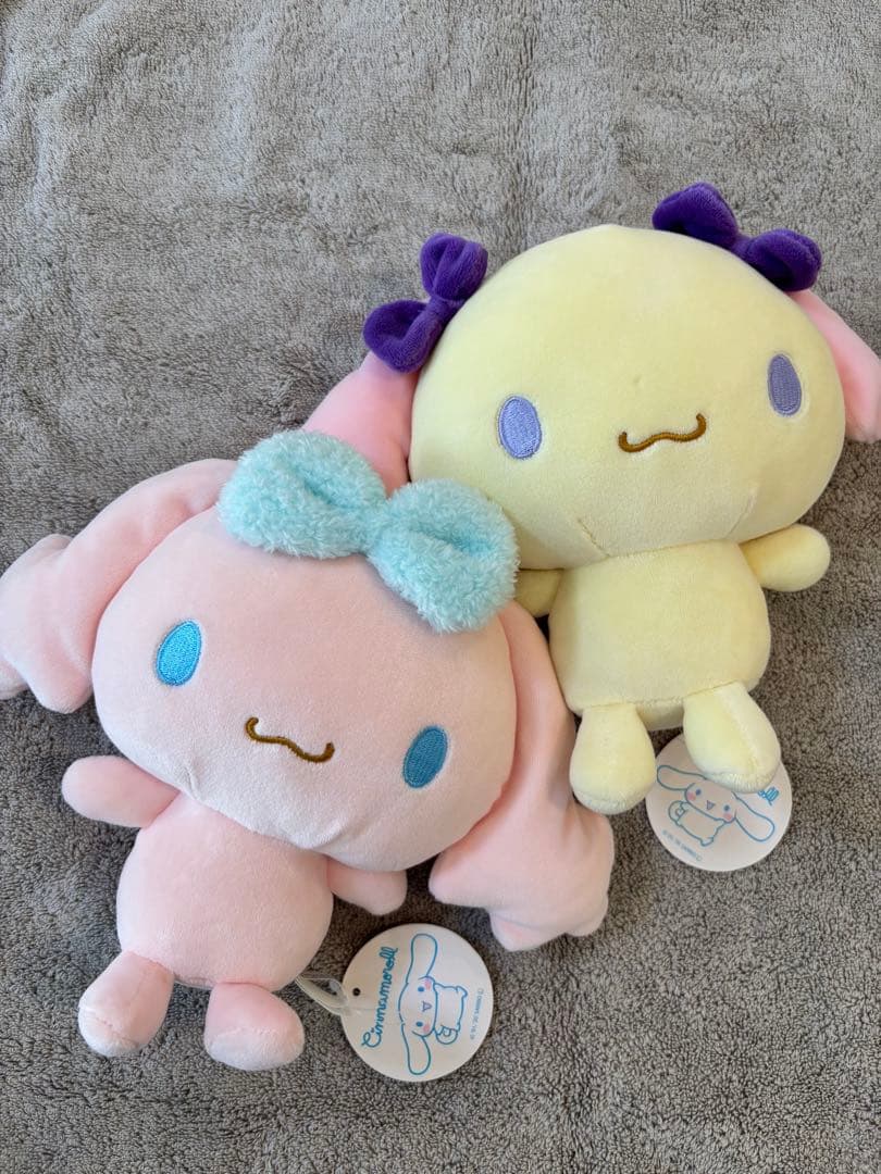 サンリオ　シナモロール ポロン あずき　むにゅぐるみ　ぬいぐるみ セット