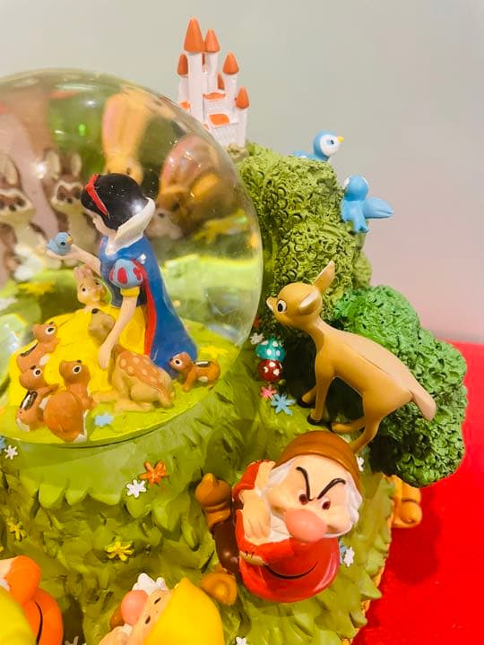 ディズニー　白雪姫　スノードーム　スノーグローブ　7人の小人たち