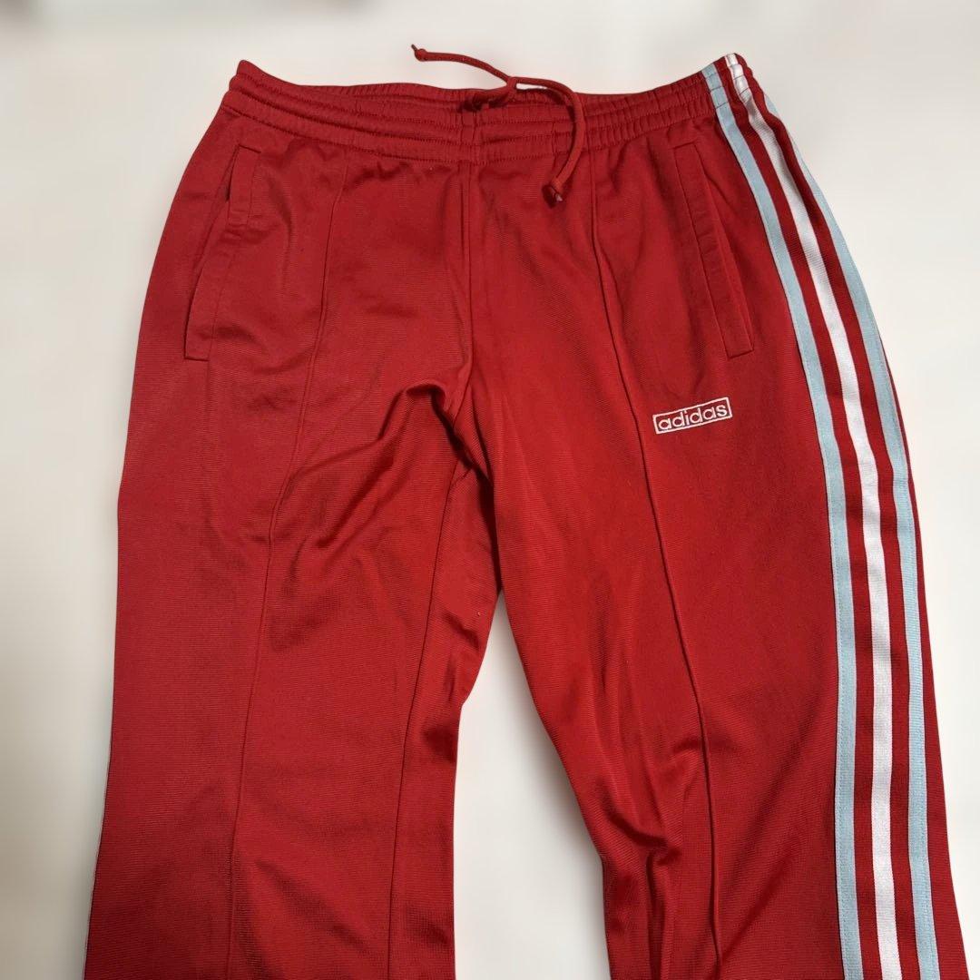 adidas ヴィンテージ　赤ジャージ 上下