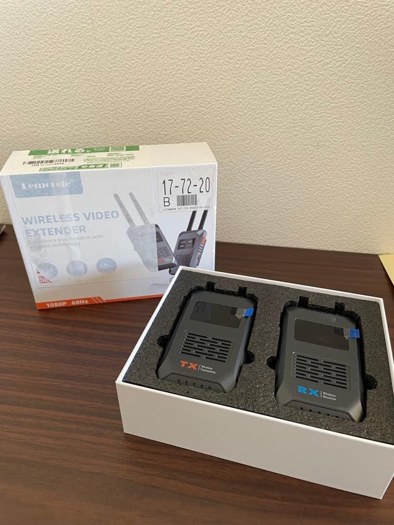 ワイヤレス HDMI 送受信機セット 小型 5G 200M Lemorele