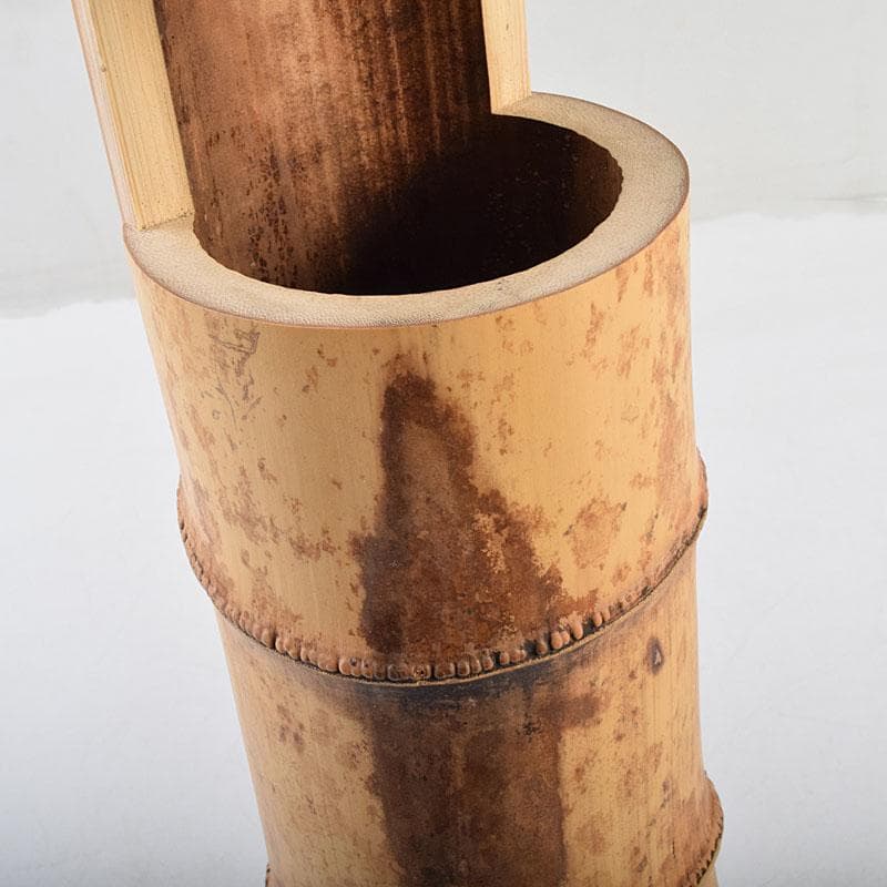 茶道具　影林宗篤作　花入　銘「千年翠」　紫野　小林太玄極め箱　V　R9481