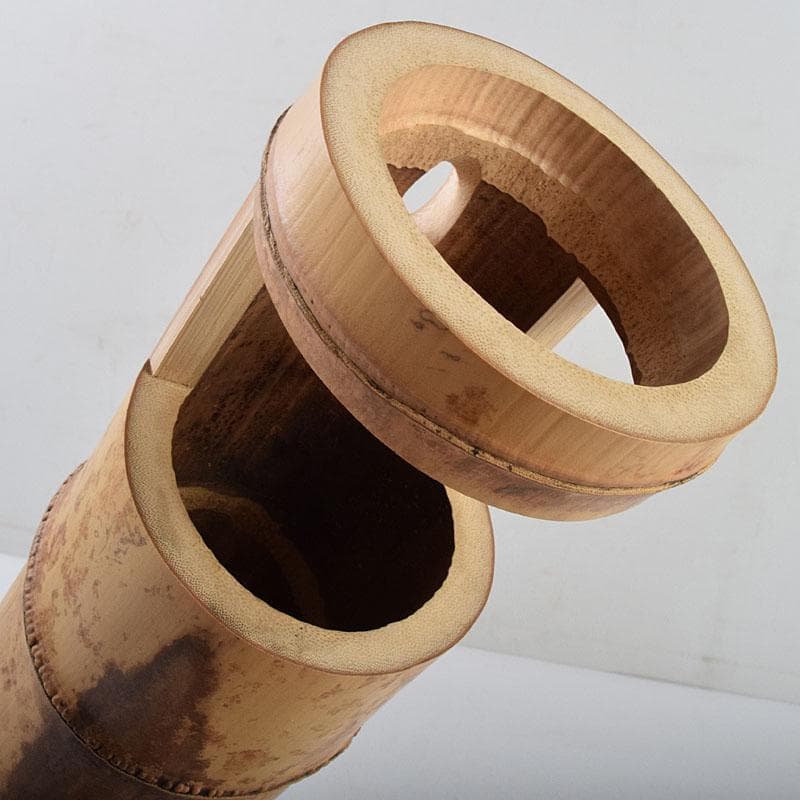 茶道具　影林宗篤作　花入　銘「千年翠」　紫野　小林太玄極め箱　V　R9481