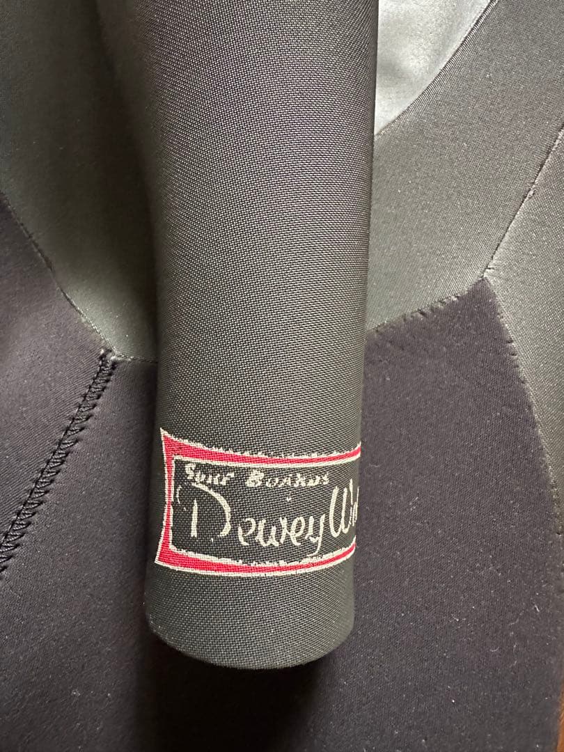 サーフィン冬用　セミドライスーツ ブラック