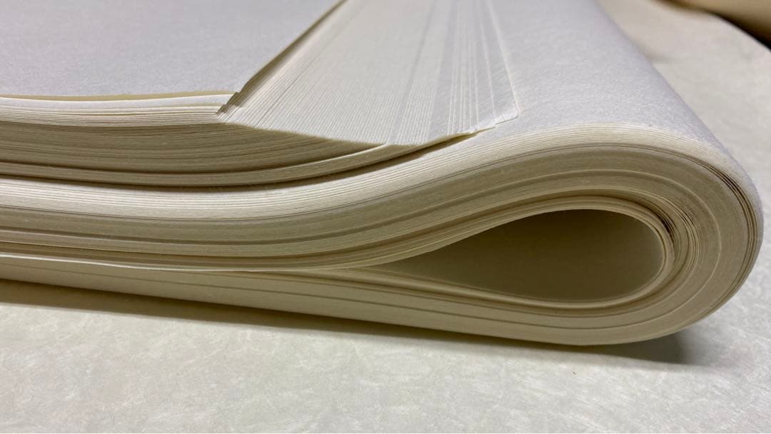 美濃国産紙 月宮殿 手漉 障子紙 76枚 極寒漉 本美濃紙