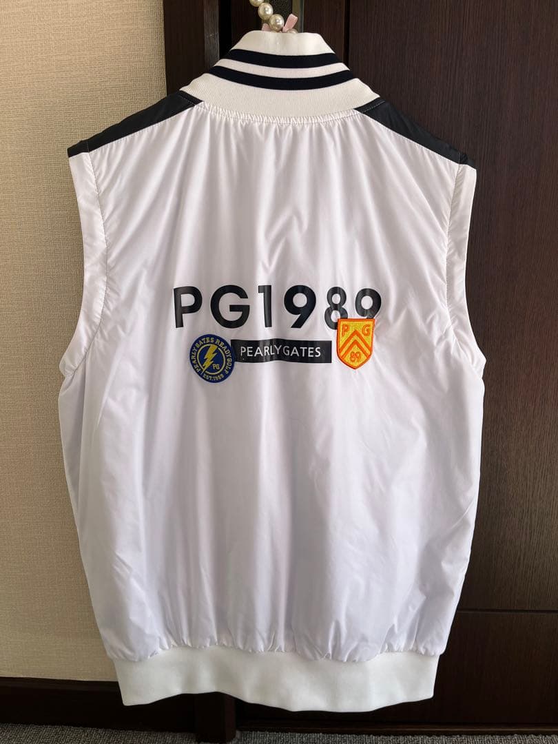 パーリーゲイツ　中綿ナイロンジャケット　リバーシブル　ベスト　4way ♪