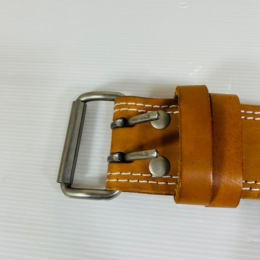 GOLD GYM ゴールドジム プロレザーベルト Mサイズ USA刻印