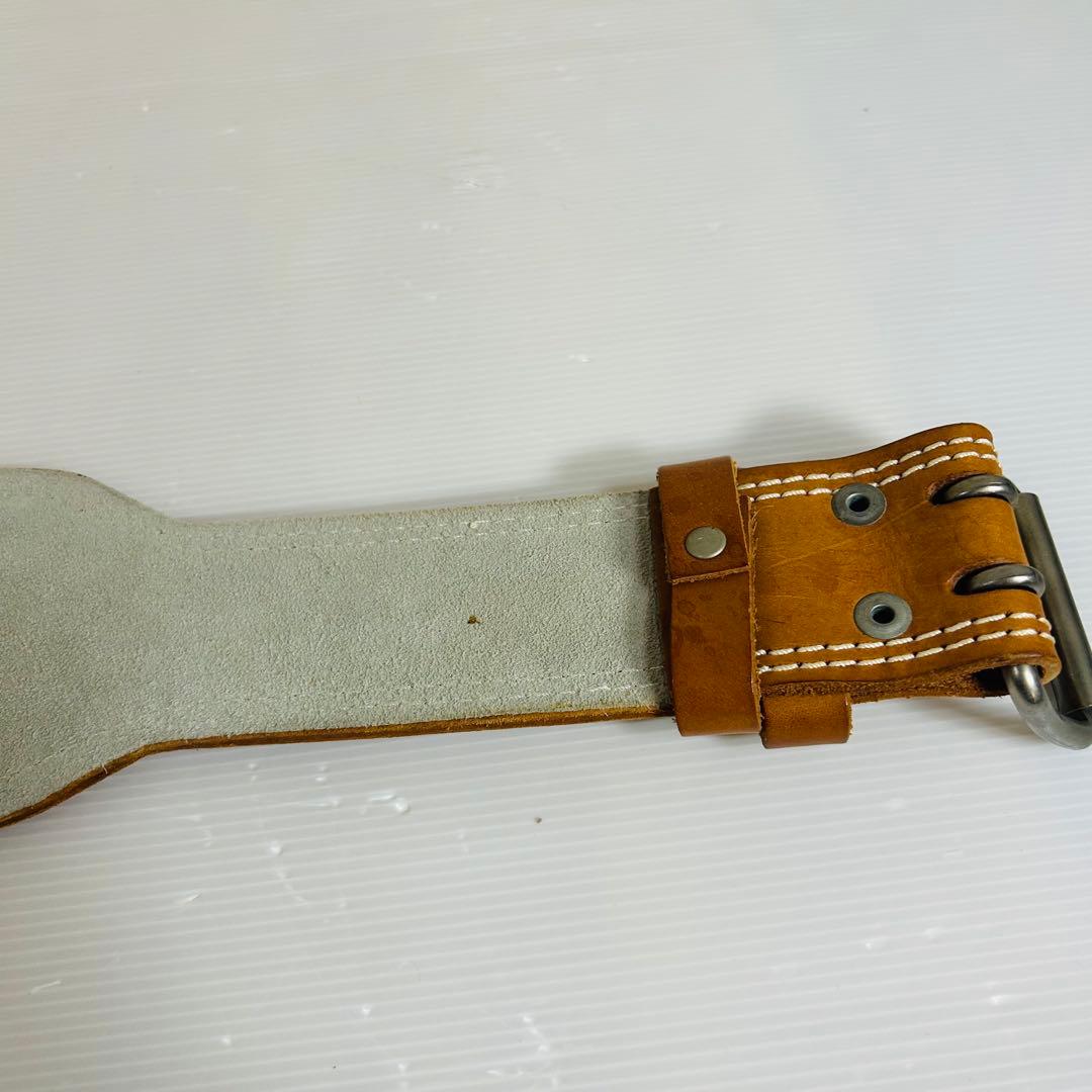 GOLD GYM ゴールドジム プロレザーベルト Mサイズ USA刻印