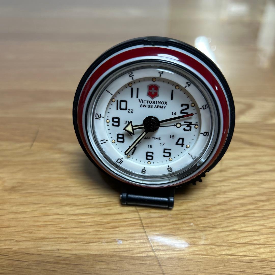 【レア】トラベルアラームクロック ビクトリノックス デュアルタイム
