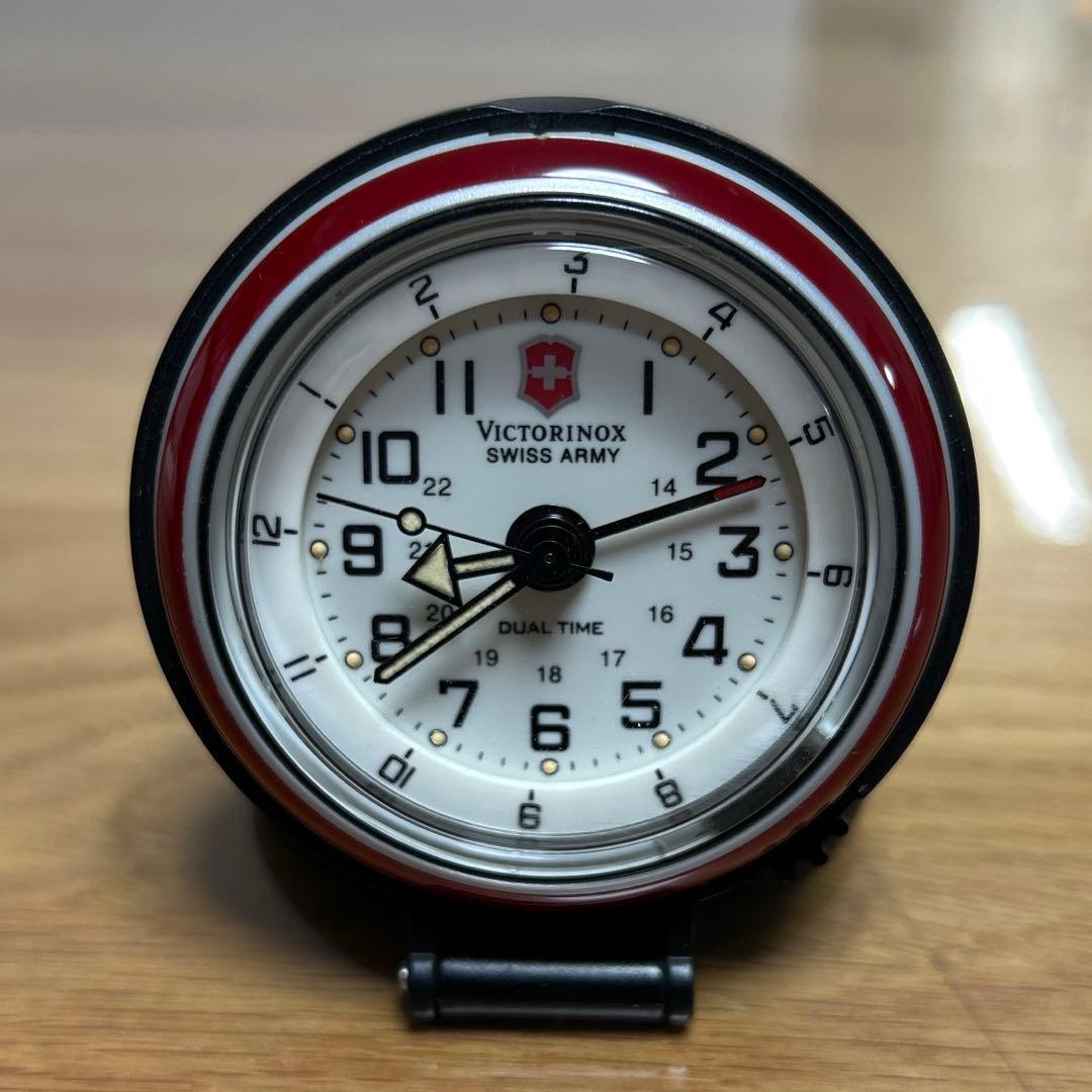 【レア】トラベルアラームクロック ビクトリノックス デュアルタイム