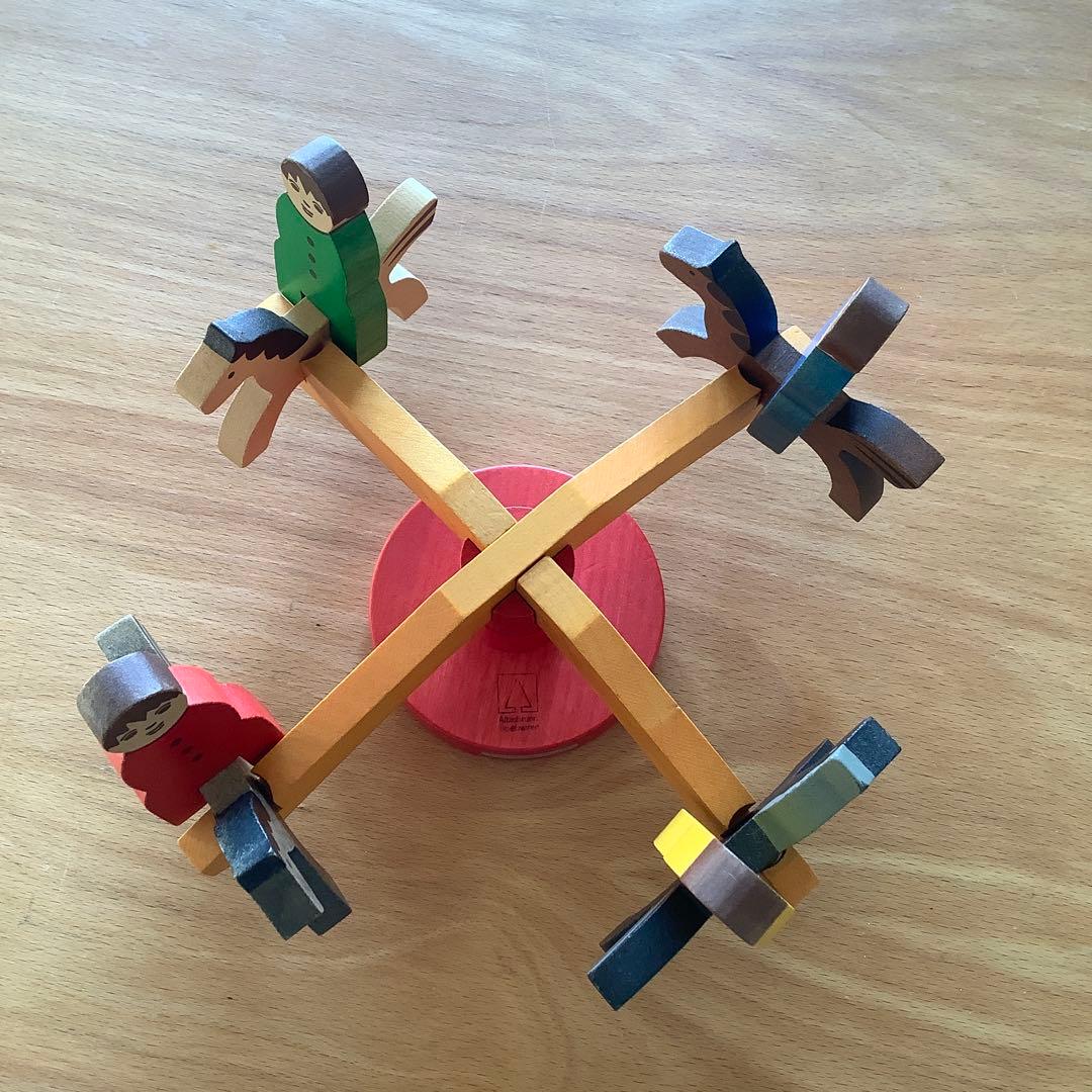 お値下げ　希少　スイス　アルビスブランメリーゴーランド小　ニキティキ