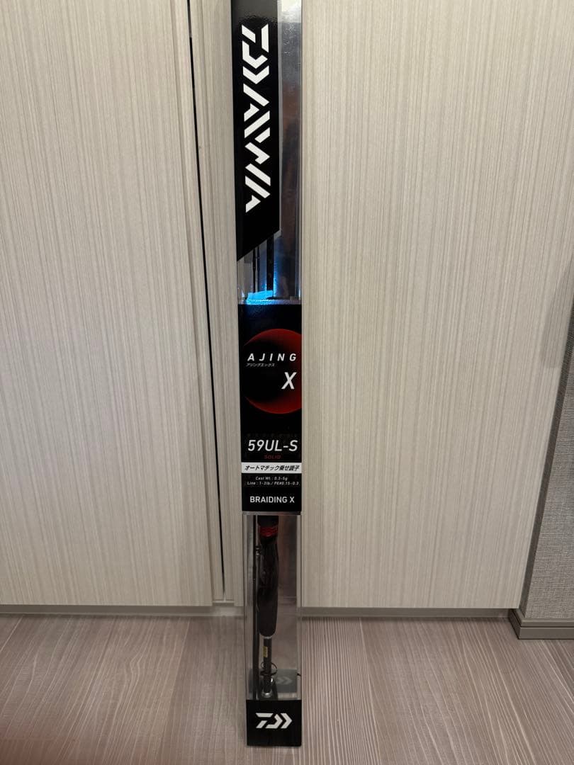 【未使用品】DAIWA AJING X 59 UL-S
