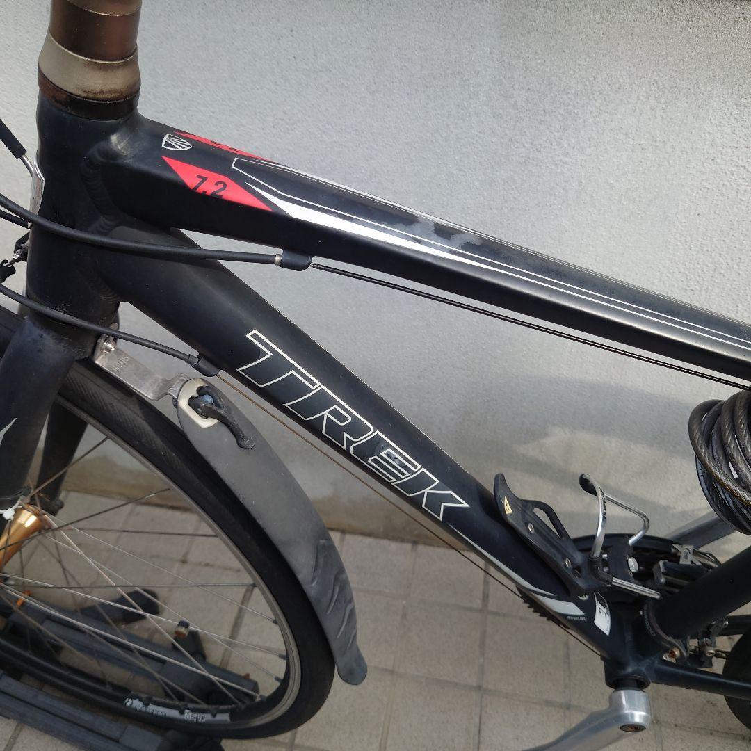 e*m様 TREK　FX7.2 クロスバイク ブラック オプション装備多数　現状