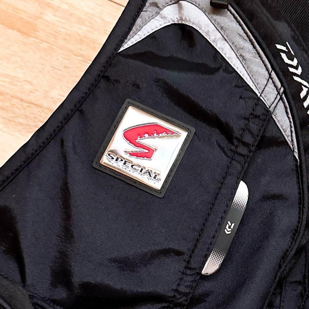 廃番【ダイワ】スペシャル ウィンドストッパー 鮎ベスト DV-1000 M 黒