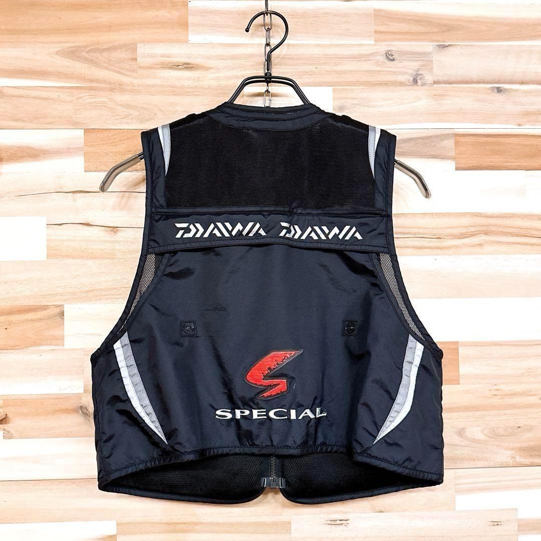 廃番【ダイワ】スペシャル ウィンドストッパー 鮎ベスト DV-1000 M 黒
