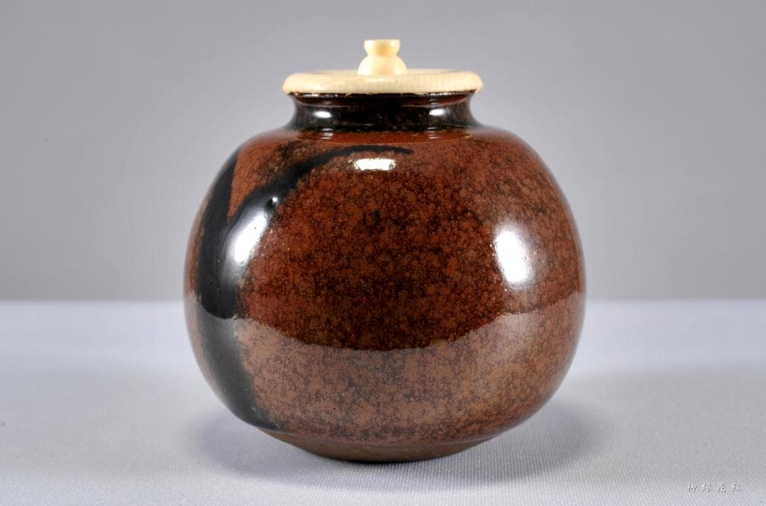 笹田仁史 福原茄子 写 茶入 共箱 茶道具