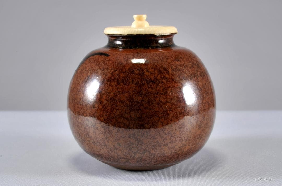 笹田仁史 福原茄子 写 茶入 共箱 茶道具