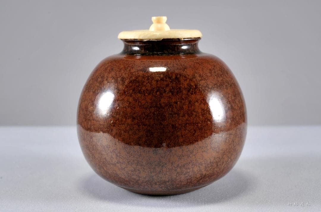 笹田仁史 福原茄子 写 茶入 共箱 茶道具