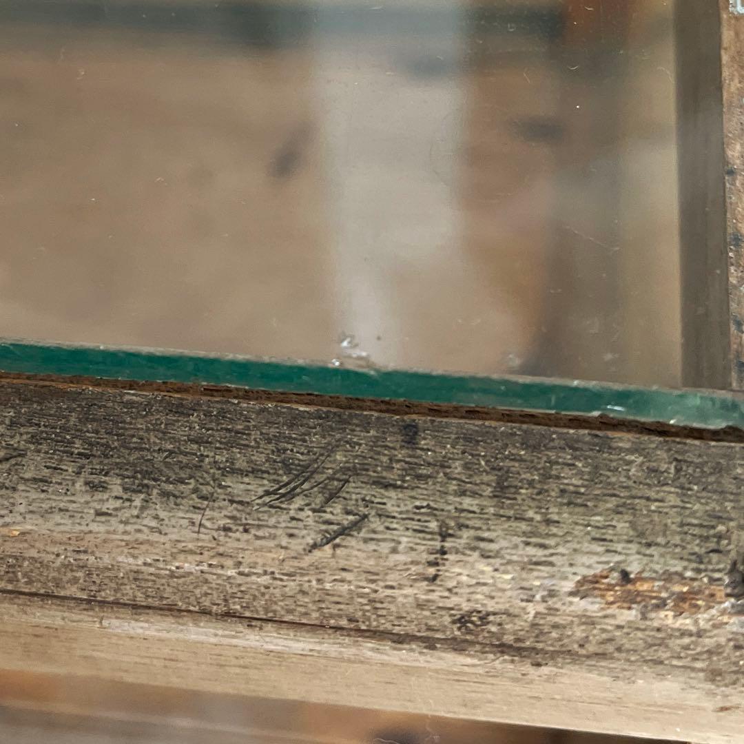 古道具　昭和レトロ　木製　ガラス　ショーケース