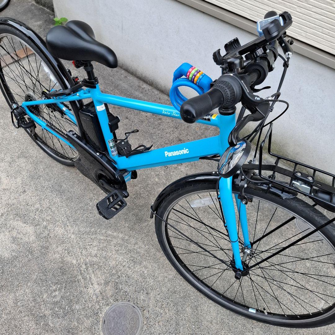 Panasonic 電動アシスト自転車ベロスター 青
