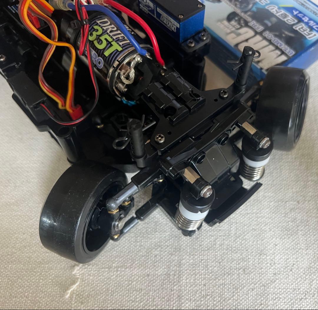 タミヤ　Mシャーシラジドリ　MB-01 MRC2駆ドリ　コンバージョンキット装着