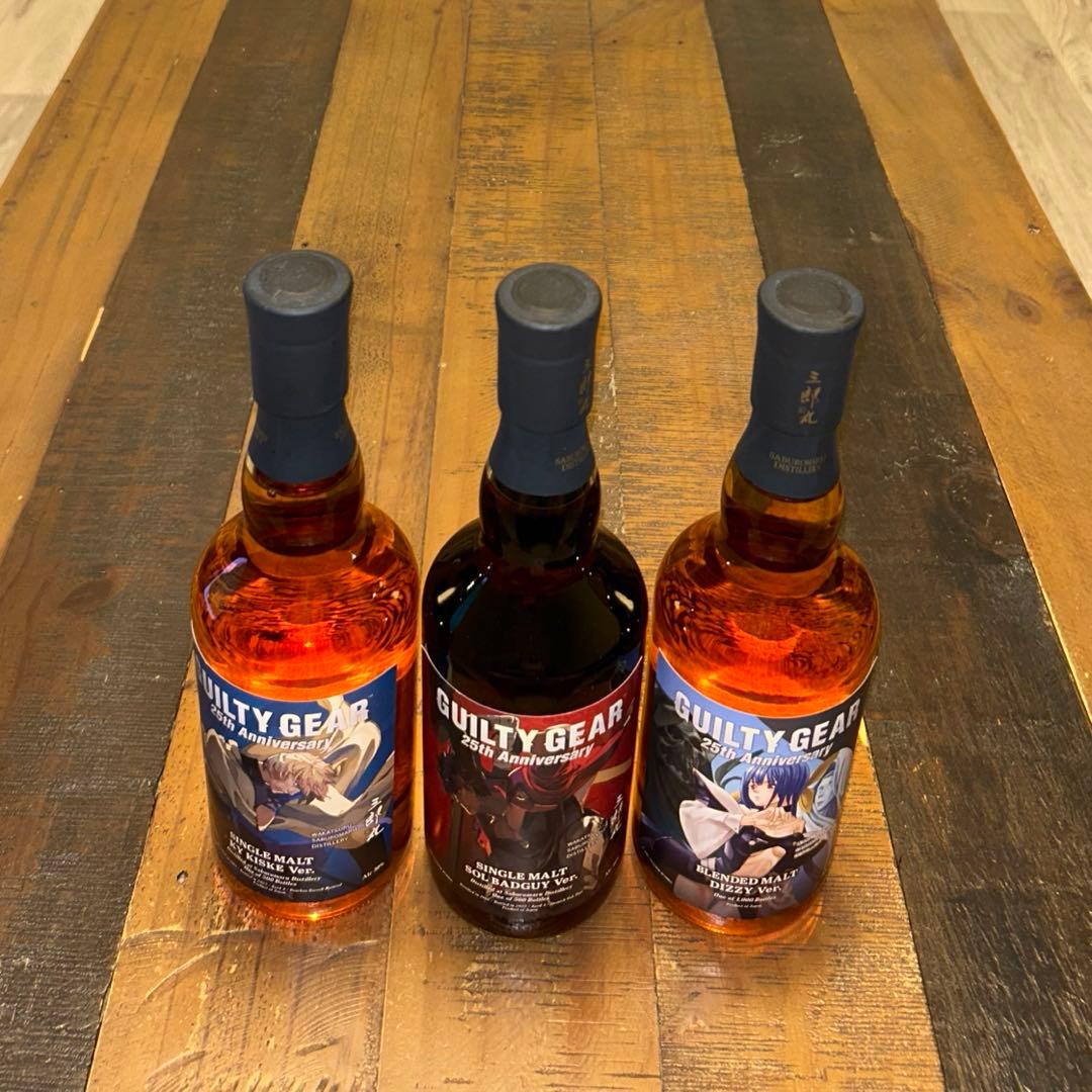 三郎丸蒸留所 × 『 GUILTY GEAR 』シリーズ　3本セット