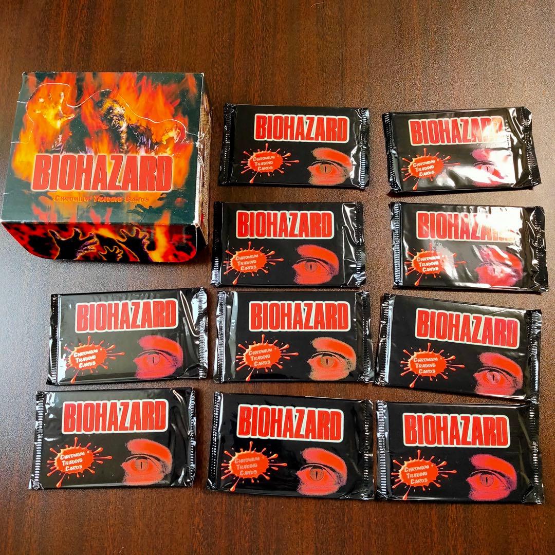 JPP BIOHAZARD CHROMIUM TRADING CARDS 10個