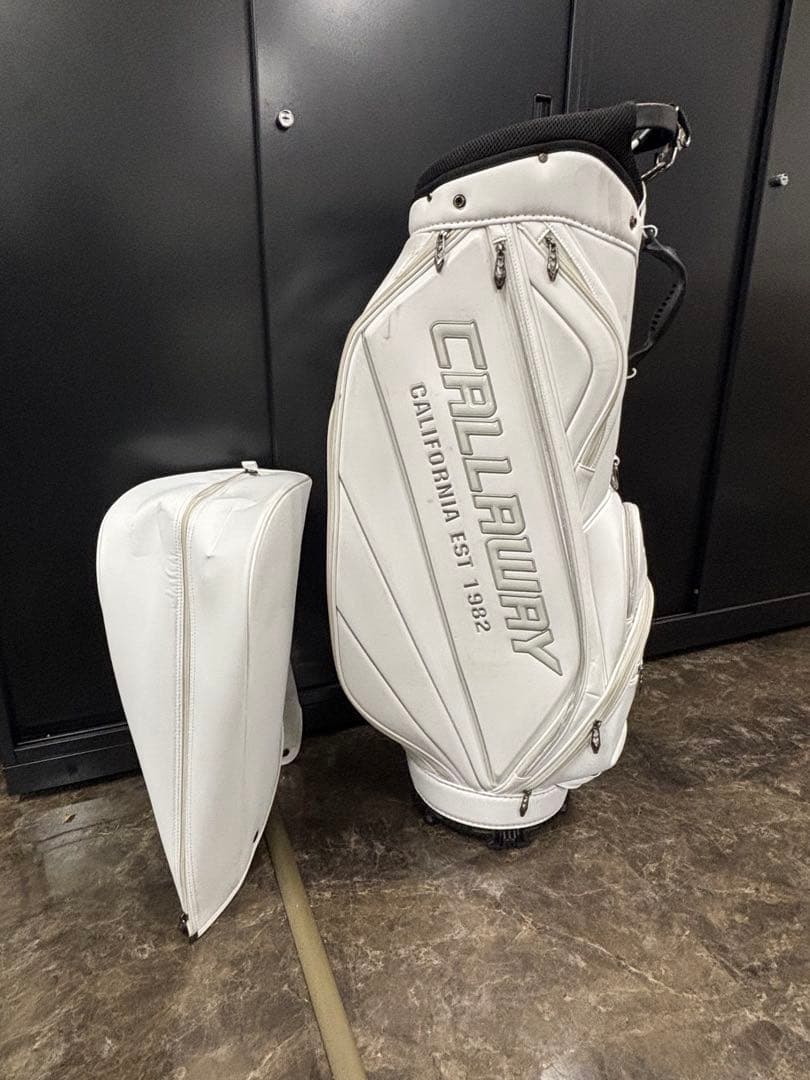 CALLAWAY ホワイト キャディバッグ