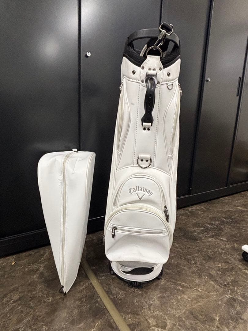 CALLAWAY ホワイト キャディバッグ