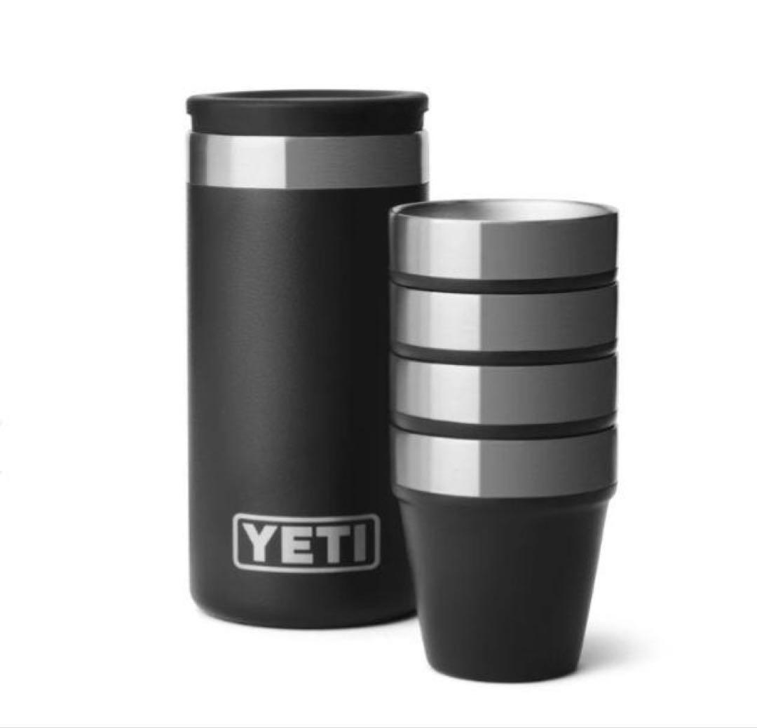 新品未使用 イエティ ショットグラス ブラック 収納ケース付 YETI