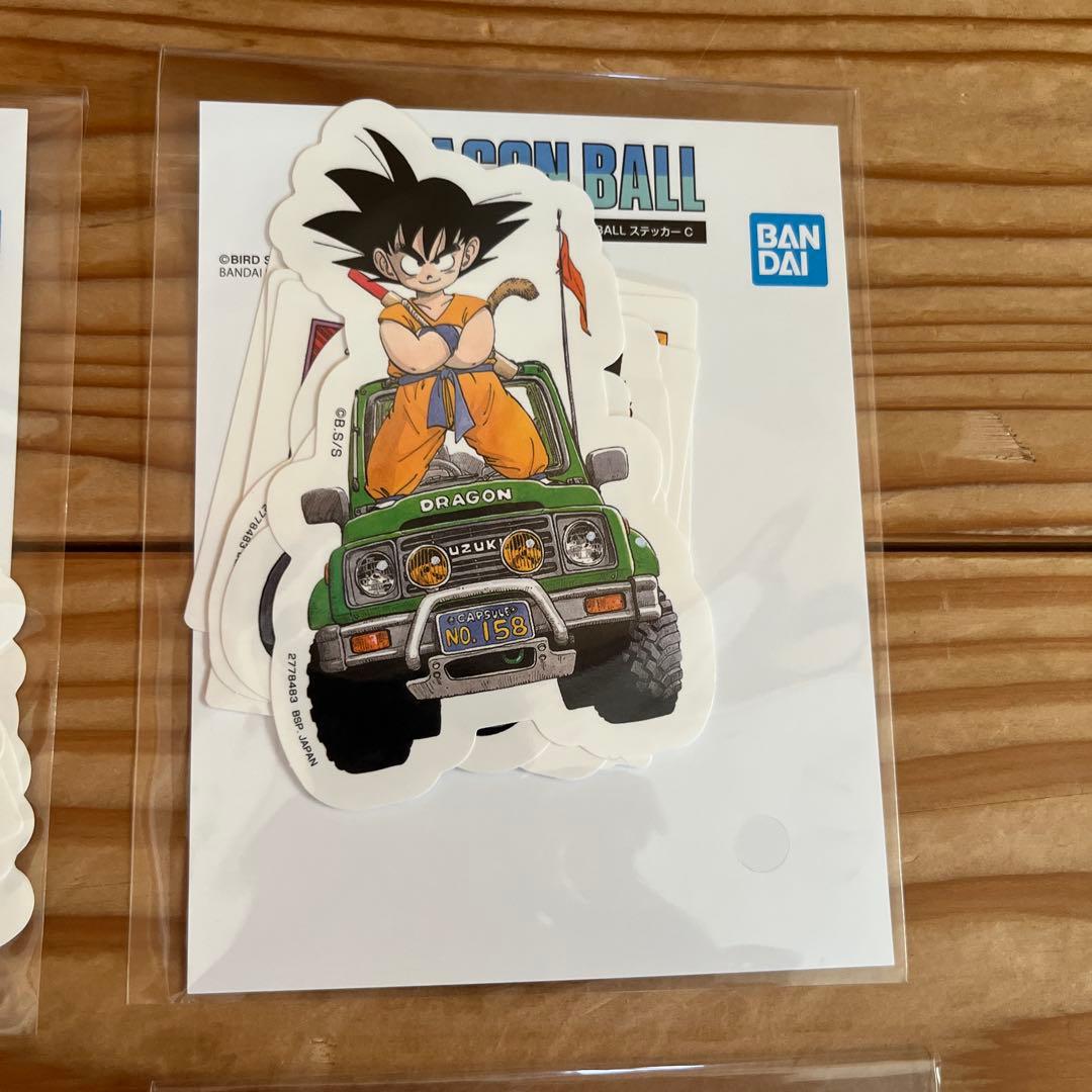 プレミアムバンダイ　原作　ドラゴンボールステッカー　A〜G