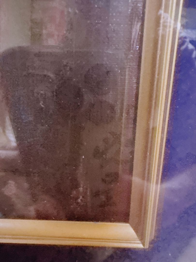 露口暁星　海の風景 油彩画　曙　千羽海崖