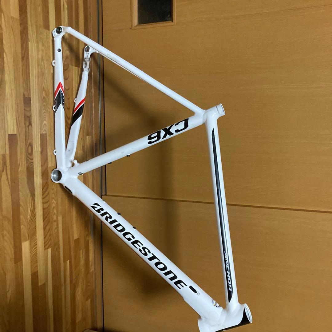 ブリヂストンアンカー　CX6D 53サイズ　一部コンポ付き　シクロクロス