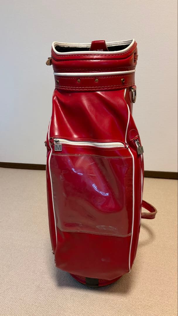 ビンテージ Old Milwaukee キャディバッグ 赤