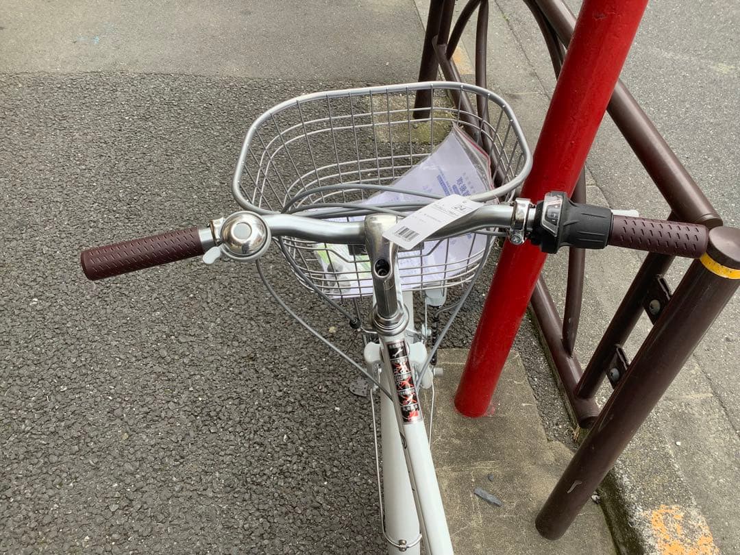 ganpu33 クラシカルジュニア　24インチ　6段変速ホワイト/※104